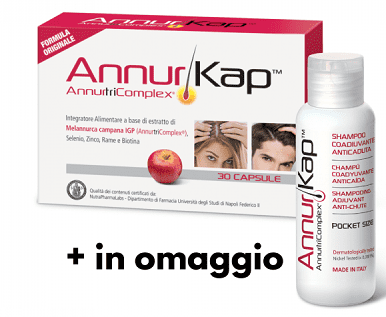 ANNURKAP 30 CAPSULE + IN OMAGGIO SHAMPOO POCKET