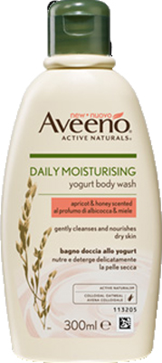 AVEENO BAGNO DOCCIA YOGURT/ALBICOCCA/MIELE 300 ML PROMO