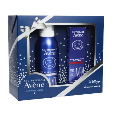 AVENE EAU THERMALE COFANETTO UOMO 1 TRATTAMENTO ANTI-AGE 50 ML + 1 MOUSSE DA BARBA 200 ML