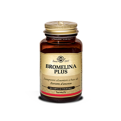 SOLGAR BROMELINA PLUS INTEGRATORE DRENANTE 60 CAPSULE - Nowfarma.it