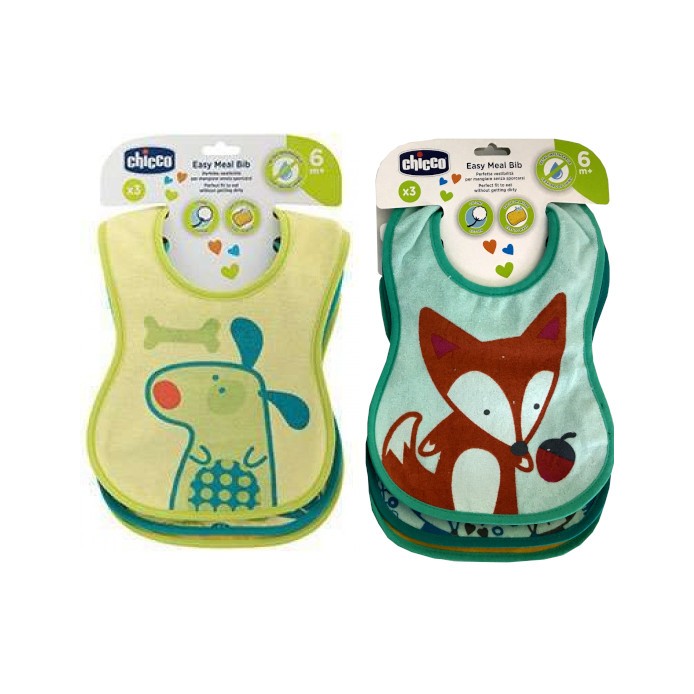 CHICCO BAVAGLINE PAPPA 6M+ 3PZ NEUTRE