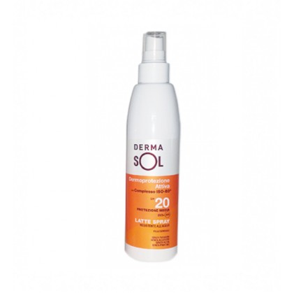 Dermasol Latte Solare Spray spf 20 200 ml