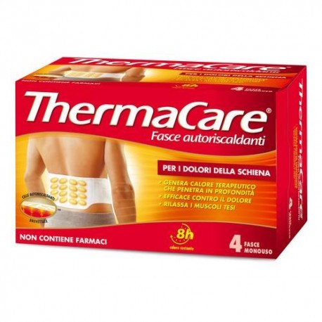 Fascia Autoriscaldante a Calore Terapeutico Thermacare edizione limitata Schiena 4 Pezzi offerta