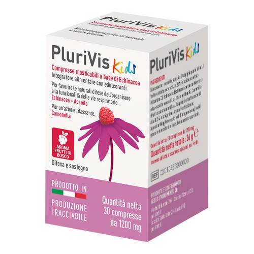 INTEGRATORE PLURIVIS ECHINACEA FRUTTI DI BOSCO 30 CARAMELLE