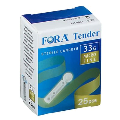 LANCETTE PUNGIDITO MICROFINE 33 GAUGE 25 PEZZI