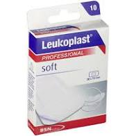 LEUKOPLAST SOFT WHITE 72 X 38 CM 10 PEZZI offerta