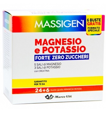 MAGNESIO POTASSIO FORTE ZERO Z 24 BUSTINE + 6 BUSTINE