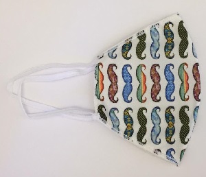 Mascherina lavabile Bimbo fantasia Baffo