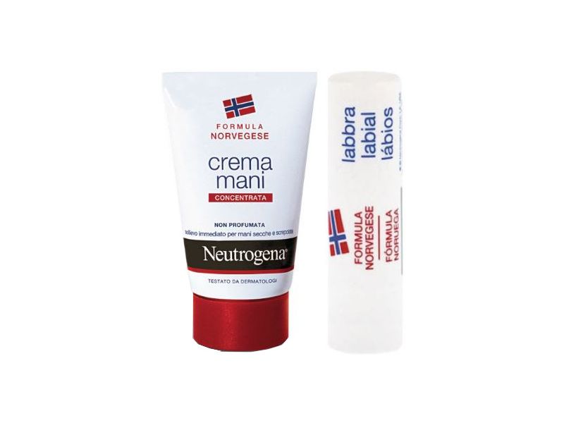 NEUTROGENA MANI NON PROFUMATO + LIPSTICK BUNDLE