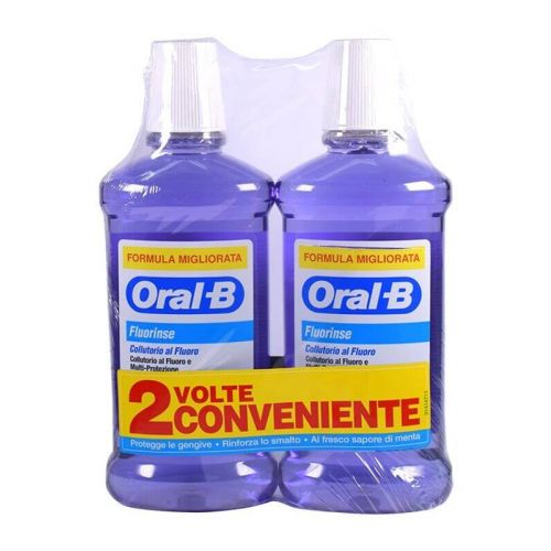 ORALB COLLUTORIO FLUORINSE BIPACCO 2X500 ML