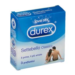 PROFILATTICO DUREX SETTEBELLO CLASSICO 3 PEZZI - Nowfarma.it
