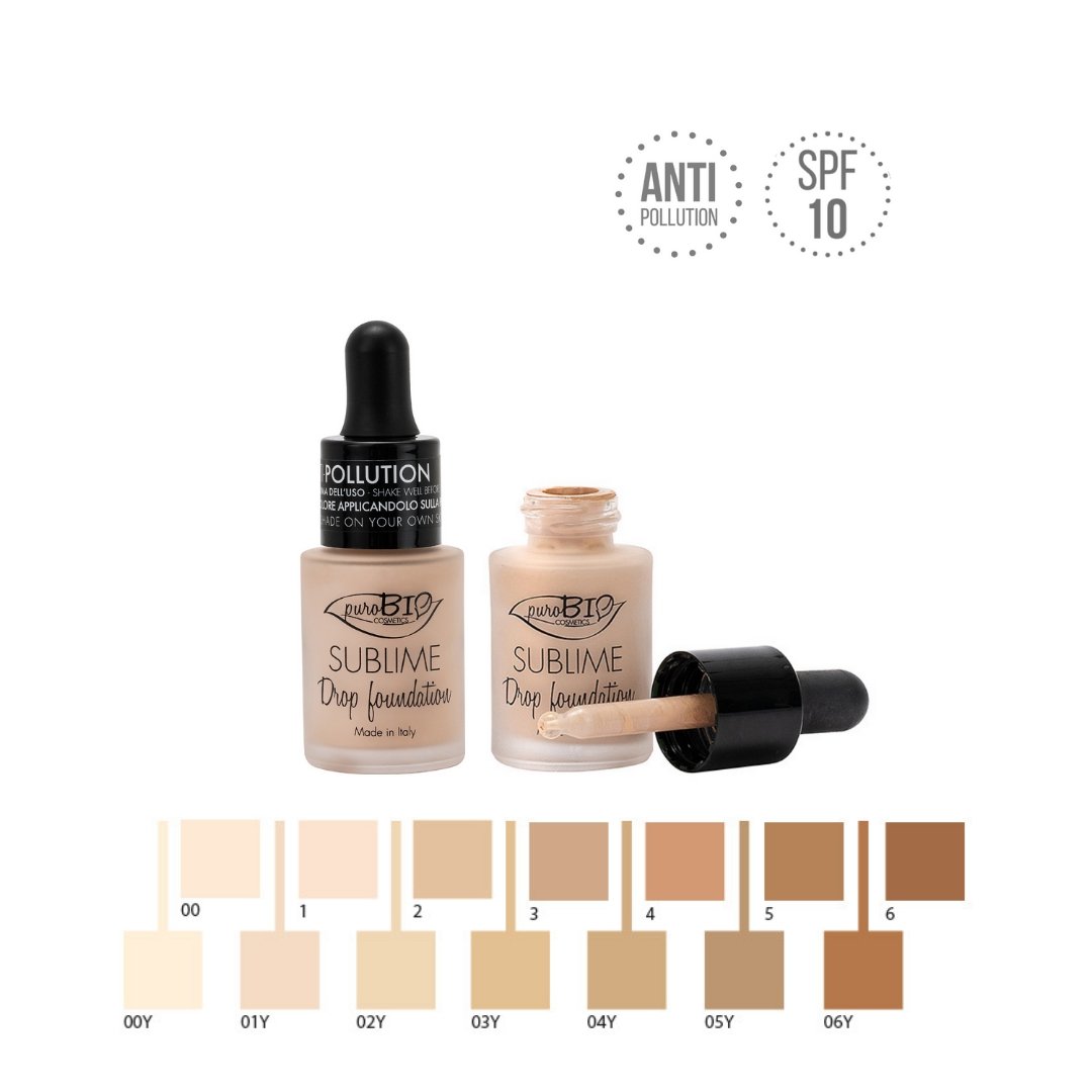 PUROBIO COSMETICS SUBLIME DROP FOUNDATION 0 15 ML