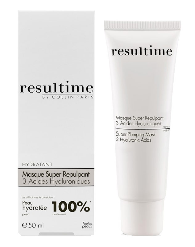 RESULTIME MASQUE SUPER REPULPANT 3 ACIDES HYALURONIQUES 50 ML