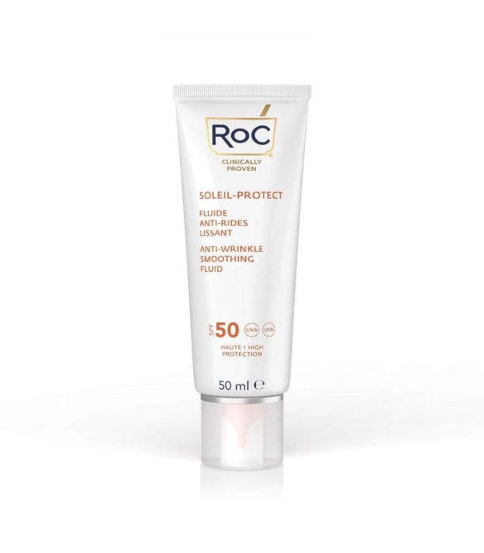 ROC FLUIDO SOLARE VISO SPF 50+ ANTI-RUGHE LEVIGANTE 50 ML