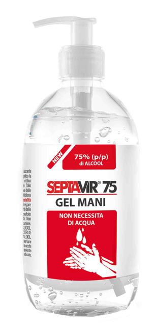 SEPTAVIR 75 GEL MANI 500 ML IVA 0%