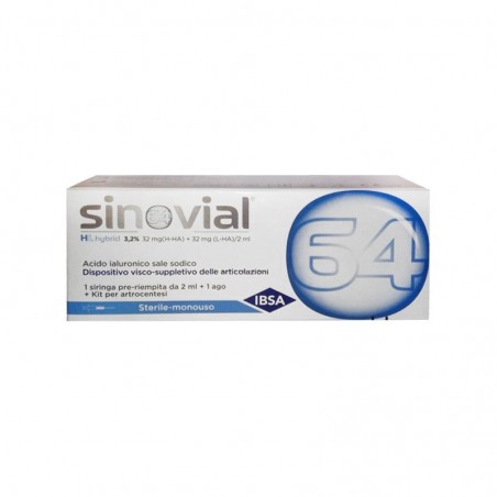 Sinovial HL - Siringa preriempita a base di Acido Ialuronico sale sodico 3,2% - 1 ml