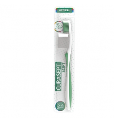 SPAZZOLINO CURASEPT SOFT MEDICAL VERDE - Nowfarma.it