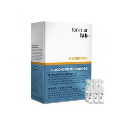 TONIMER LAB HYPERTONIC 18 FLACONCINI DA 5 ML MONODOSE SPECIAL PRICE