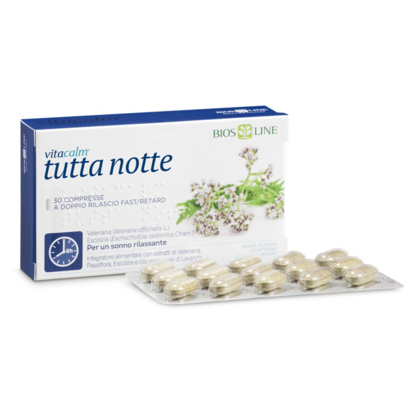 VITACALM TUTTA NOTTE CON MELATONINA 30 COMPRESSE