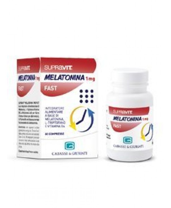 Supravit Melatonina 1 mg Fast Integratore Alimentare 60 Compresse miglior prezzo Supravit Melatonina 1 mg Fast Integratore Alimentare 60 Compresse offerta