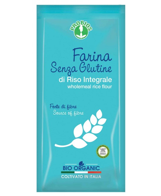 Probios Farina Di Riso Integrale Senza Glutine 375g