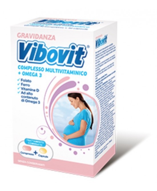 Vibovit Gravidanza Complesso Multivitaminico Integratore Alimentare 30 Compresse + 30 Capsule-925201182
