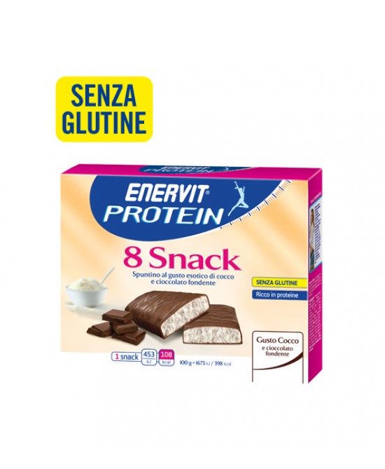 ENERVIT PROTEIN SNACK COCCO 8B prezzi bassi