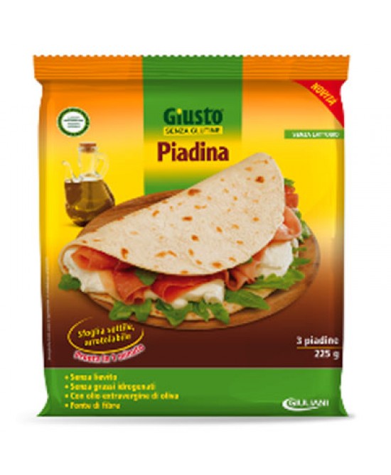 GIUSTO S/G PIADINA 200G prezzi bassi