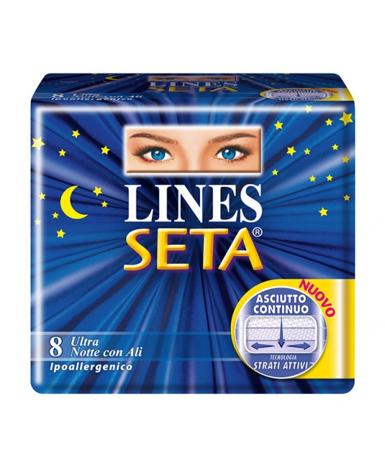 LINES SETA ULTRA NOTTE 8PZ prezzi bassi