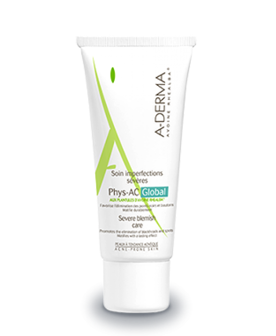 A-Derma Phys-Ac Global Trattamento Imperfezioni Severe Viso 40ml