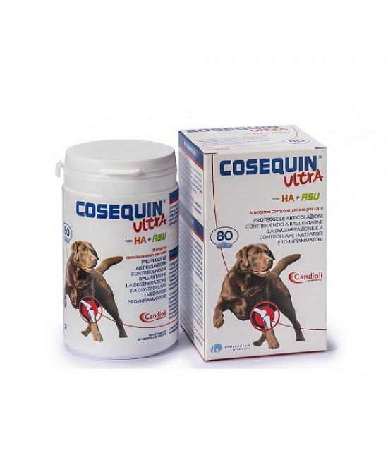 Candioli Cosequin Ultra Con HA + RSU Protegge Le Articolazioni 80 Compresse