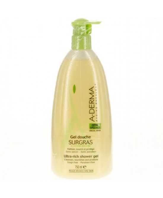 A-Derma Gel Doccia Surgras 750ml