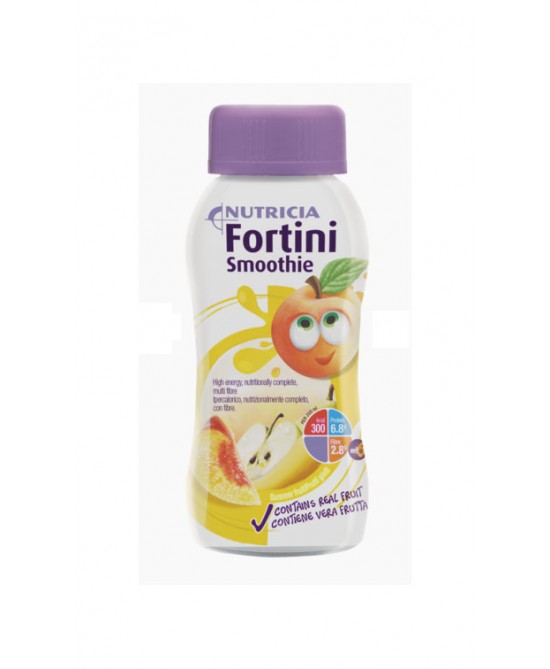 Nutricia Fortini Smoothie Multi Fibre Integratore Alimentare Gusto Frutti Gialli 200ml
