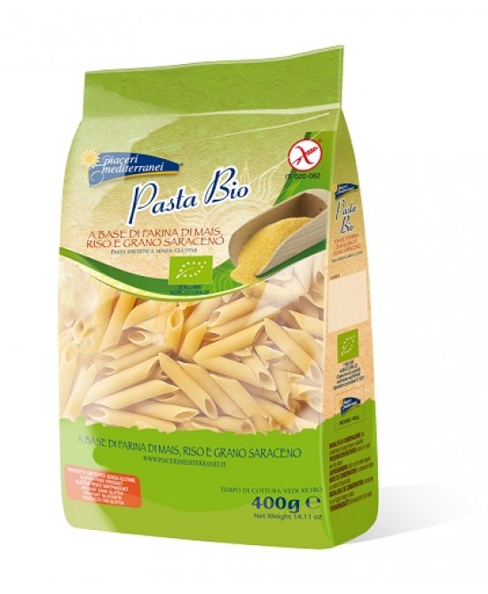 Piaceri Mediterranei Pasta Bio Penne Rigate Senza Glutine 400 g offerta