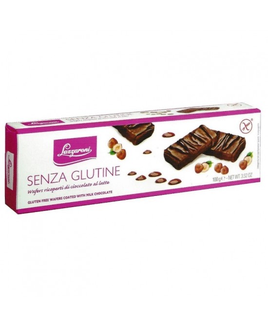 Lazzaroni Wafers Ricoperti Di Cioccolato Senza Glutine 100g prezzi bassi