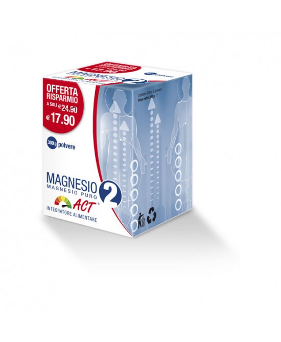 MAGNESIO 2 ACT MG PURO 300G prezzi bassi