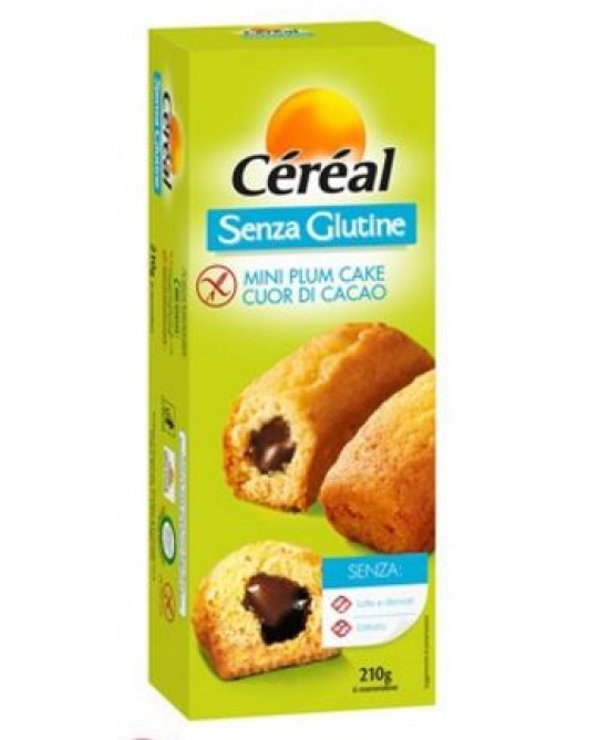 Céréal Mini Plum Cake Cuor Di Cacao Senza Glutine 210g