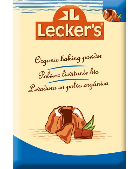 Lecker's Polvere Lievitante Biologico 4 Bustine