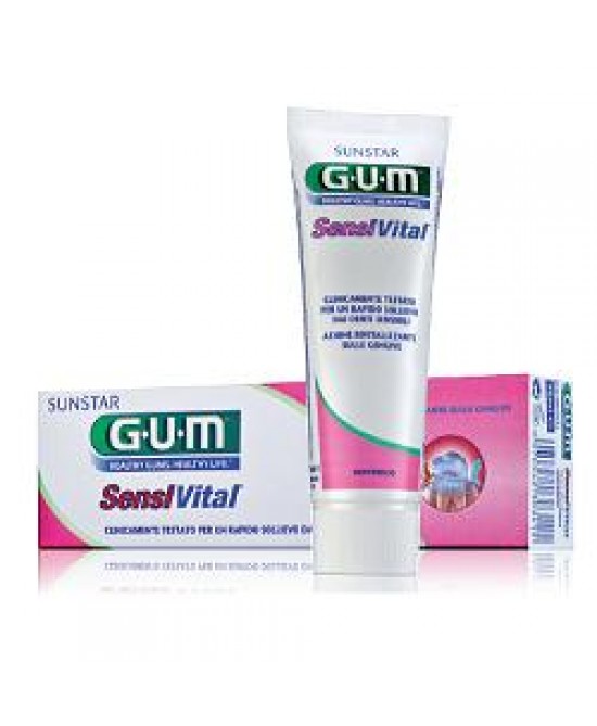 GUM SENSIVITAL GEL DENTIF 75ML prezzi bassi