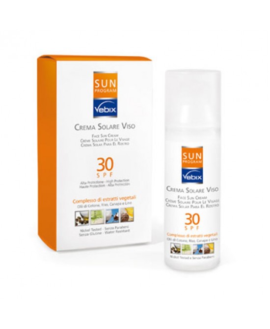 Vebix Sun Program Crema Solare Viso Spf30 50ml-931499154