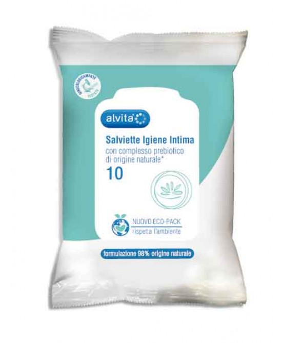 Alvita Salviette Igiene Intima 10 Pezzi