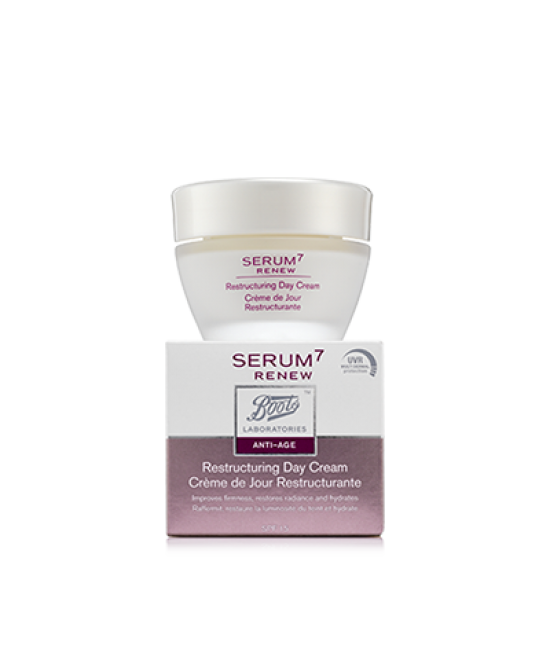 Boots Serum 7 Renew Anti-Age Crema Giorno Ristrutturante 15Spf 50ml