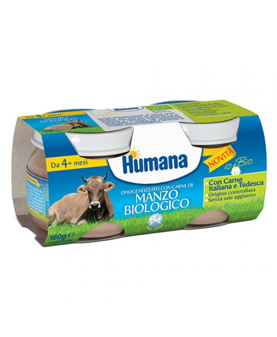 HUMANA OMOG MANZO BIO 2X80G prezzi bassi