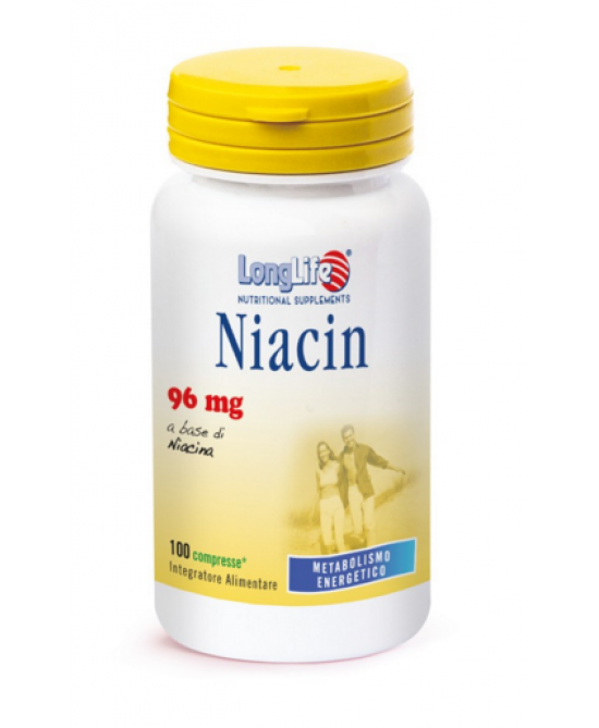 LONGLIFE NIACIN 96MG 100CPR-935186611