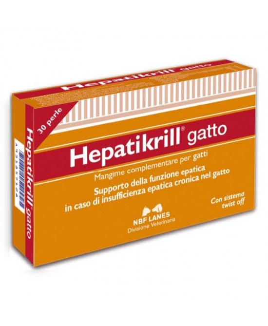 Hepatikrill Gatto Integtratore Alimentare 30 Perle