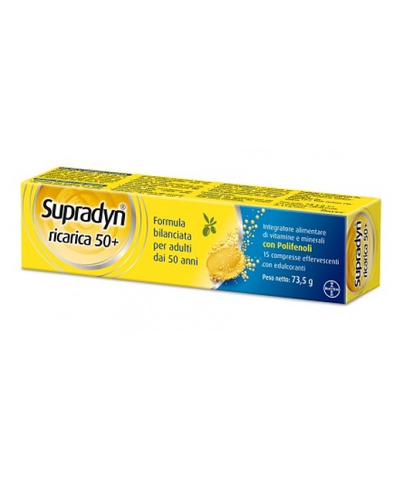 SUPRADYN RICARICA 50+ 15CPR EF prezzi bassi