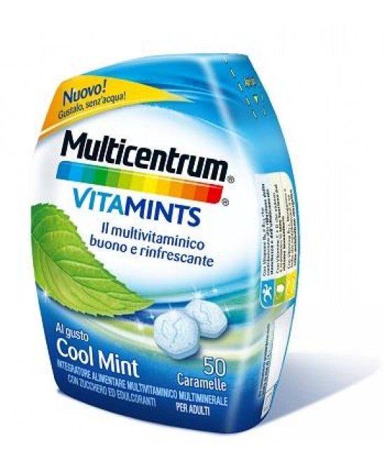 Multicentrum VitaMints Gusto Cool Mint 50 Caramelle