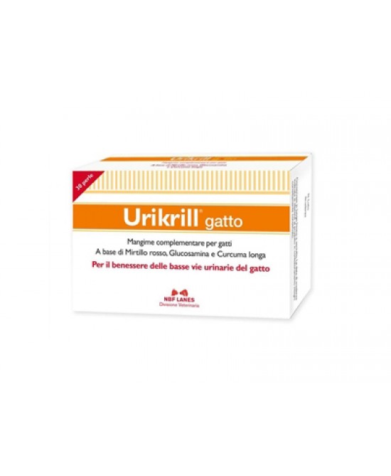 Acquistare online N.B.F. Lanes Urikrill Gatto Integratore Alimentare 30 Perle