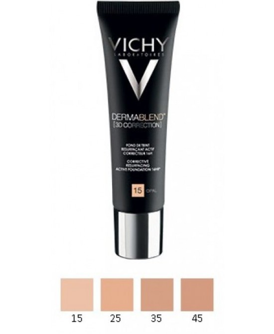 Vichy Dermablend 3D Correction Fondotinta Correttore 25 Nude 30 ml offerta