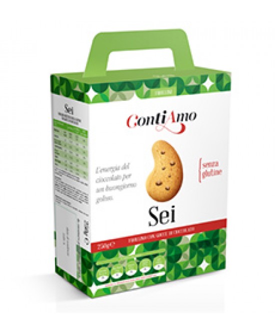 ContiAmo Sei Frollino Con Gocce Di Cioccolato Senza Glutine 250g